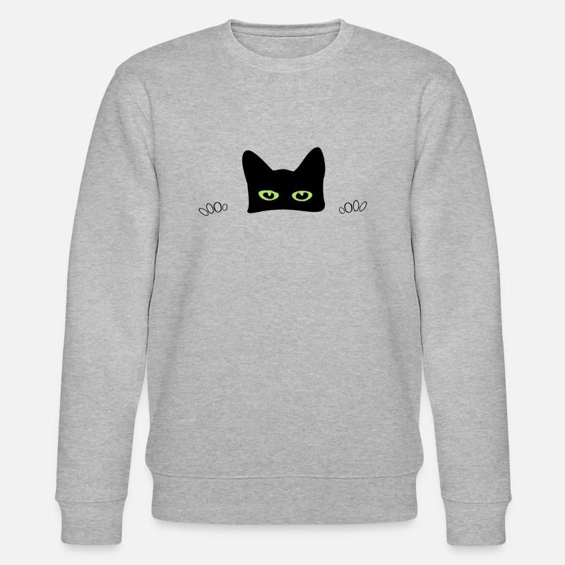 chat coucou - Sweat bio CHANGER Stanley/Stella Unisexe - gris chiné