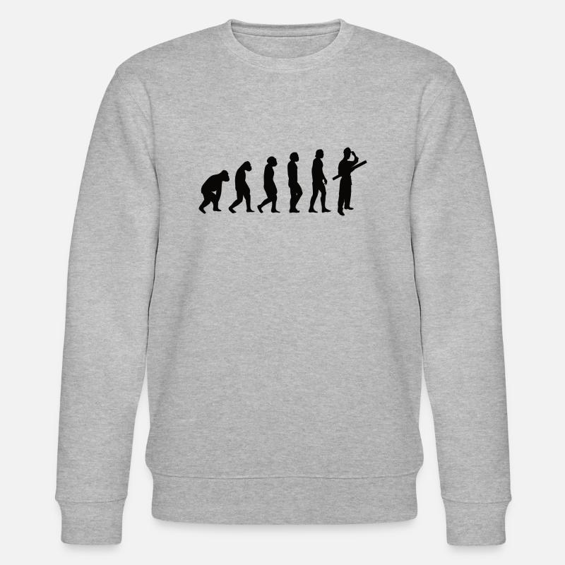 Architect Craft Evolution Civil Engineer - Stanley/Stella CHANGER Unisex Organic Sweatshirt - heather grey