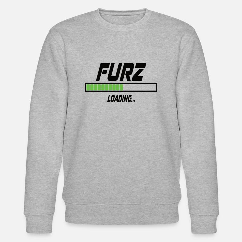 Furz Loading... - Stanley/Stella Unisex Bio-Sweatshirt CHANGER  - Grau meliert