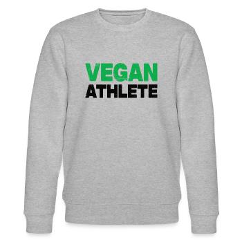 Vegan Athlete - Stanley/Stella Unisex Bio-Sweatshirt CHANGER  - Grau meliert - Vorne - Nik (191cm) & Marisol (170cm)
