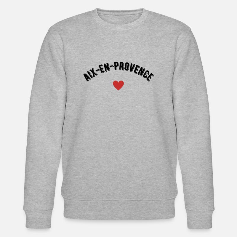 Aix en Provence - Stanley/Stella Unisex Bio-Sweatshirt CHANGER  - Grau meliert