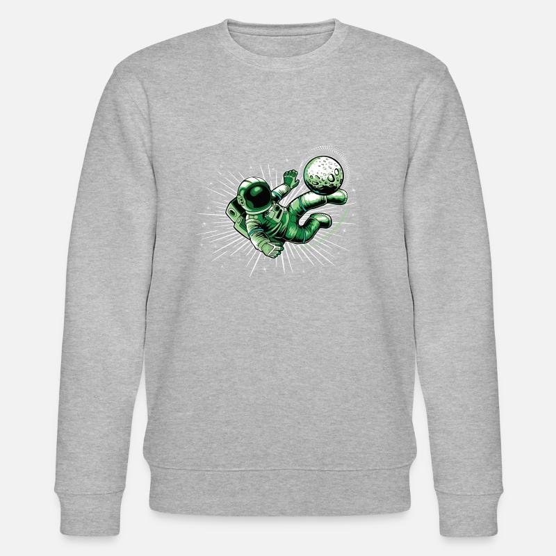 Astronaute de football - Sweat bio CHANGER Stanley/Stella Unisexe - gris chiné