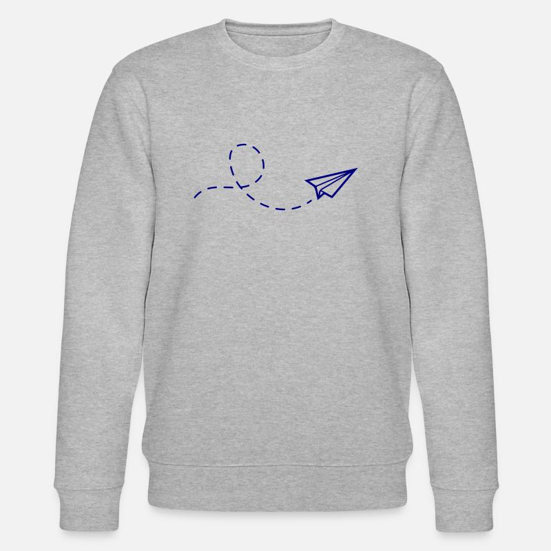 papierflieger - Stanley/Stella Unisex Bio-Sweatshirt CHANGER  - Grau meliert