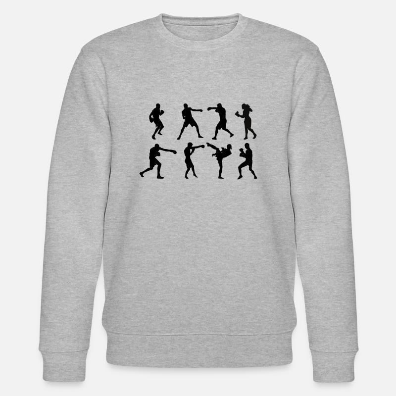 Schattenboxen Boxen - Stanley/Stella Unisex Bio-Sweatshirt CHANGER  - Grau meliert