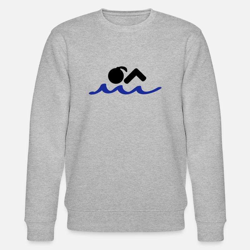 swimmer - Sweat bio CHANGER Stanley/Stella Unisexe - gris chiné