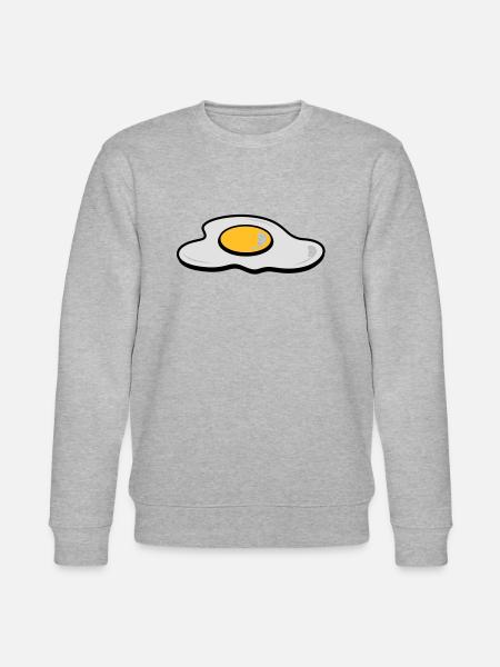 A fried egg - Stanley/Stella CHANGER Unisex Organic Sweatshirt - heather grey