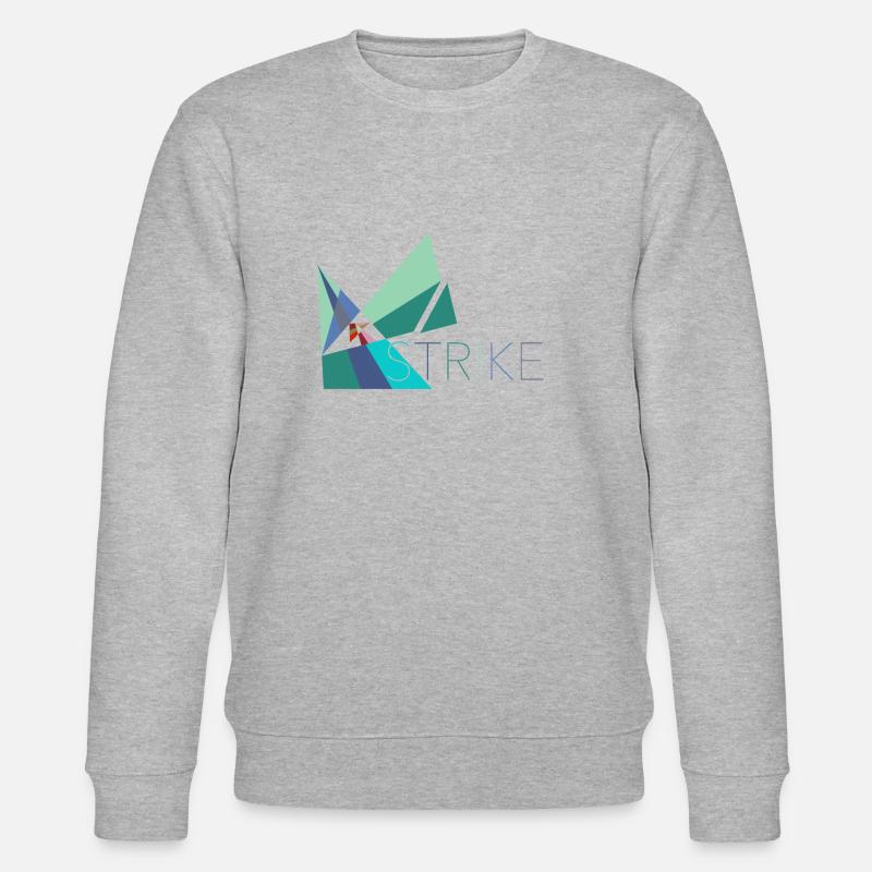 Strike - Streik, Arbeitsverweigerung - Stanley/Stella Unisex Bio-Sweatshirt CHANGER  - Grau meliert