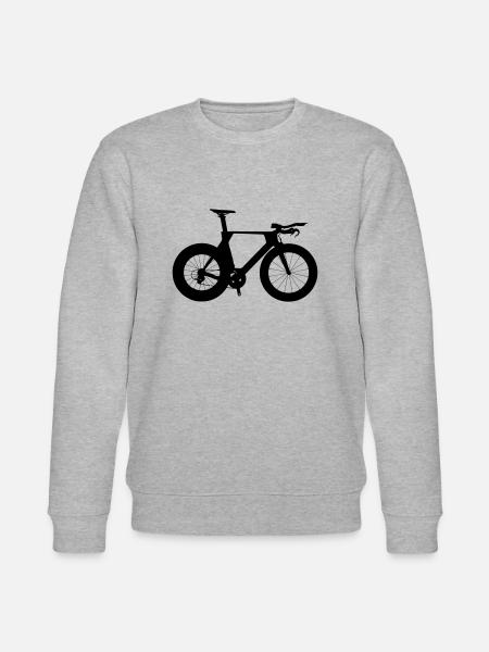 Time trial bike - Stanley/Stella CHANGER Unisex Organic Sweatshirt - heather grey