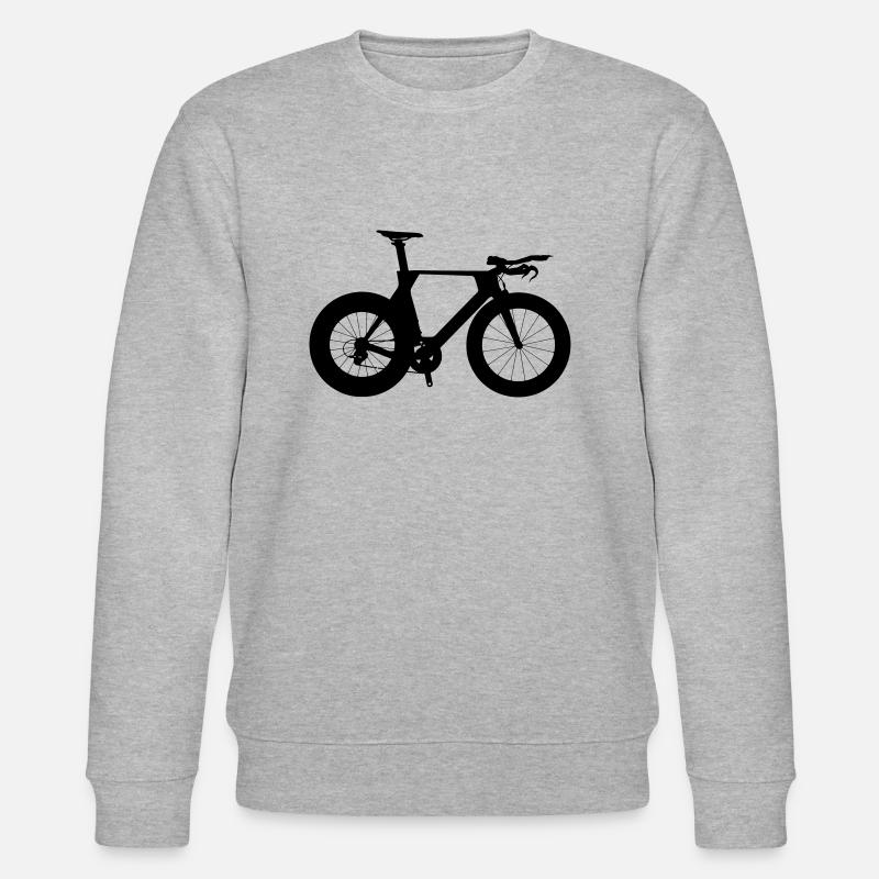 Zeitfahrrad - Stanley/Stella Unisex Bio-Sweatshirt CHANGER  - Grau meliert