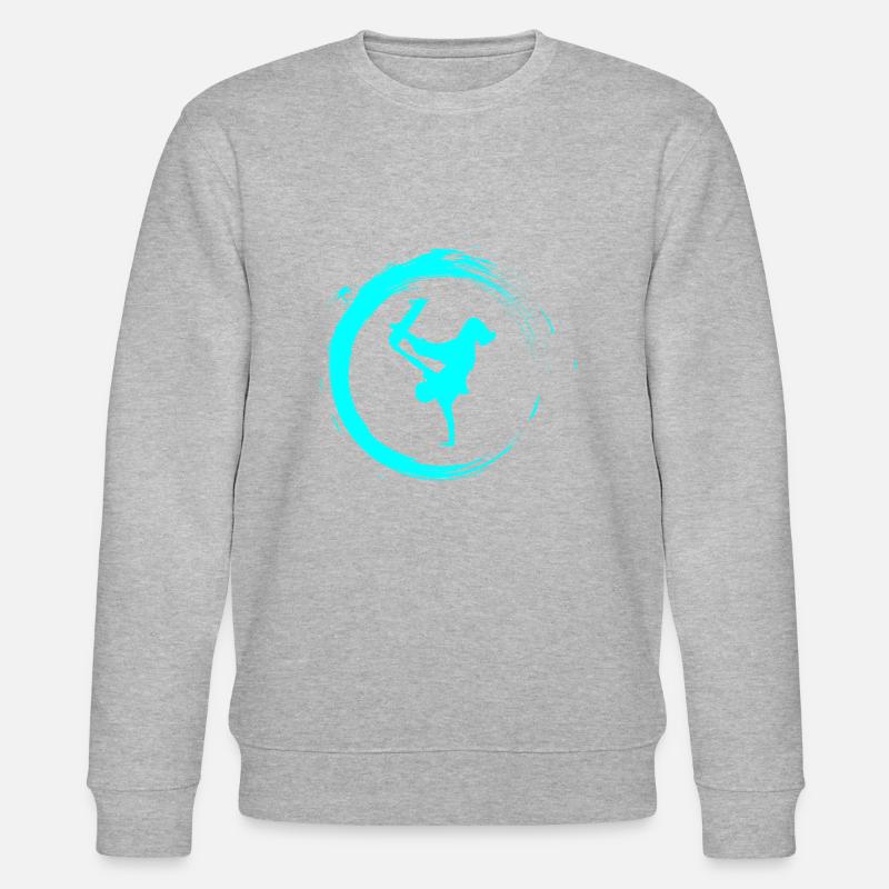 Skateboarding - Stanley/Stella Unisex Bio-Sweatshirt CHANGER  - Grau meliert