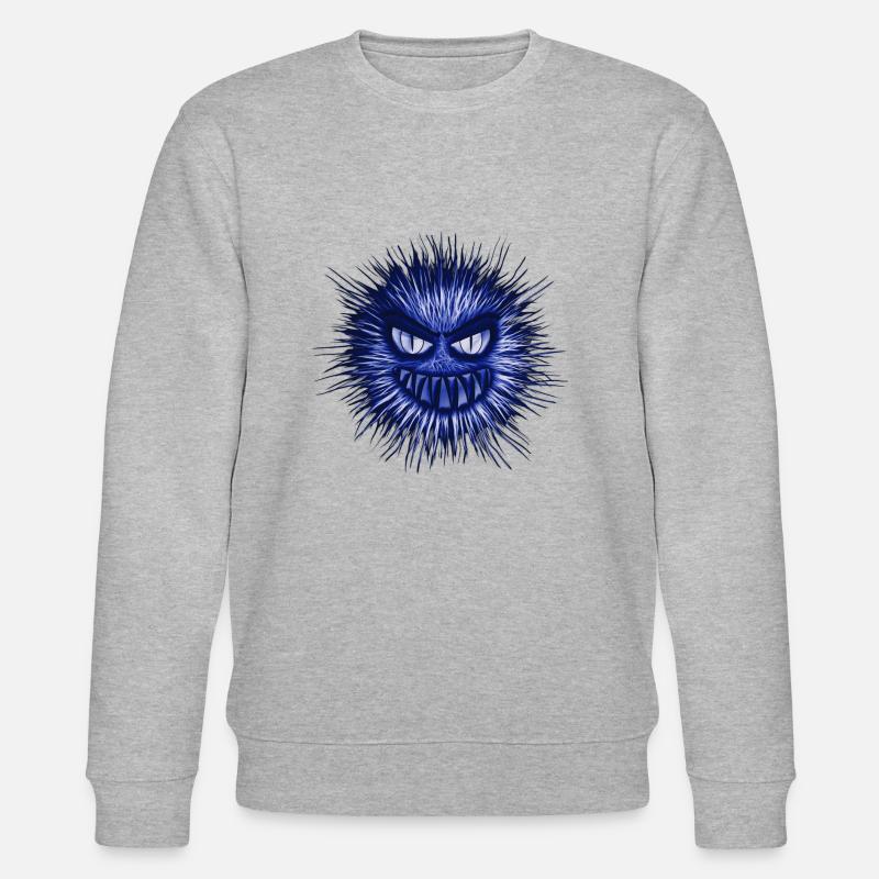 Monster - Stanley/Stella Unisex Bio-Sweatshirt CHANGER  - Grau meliert