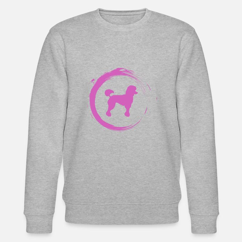 caniche - Sweat bio CHANGER Stanley/Stella Unisexe - gris chiné