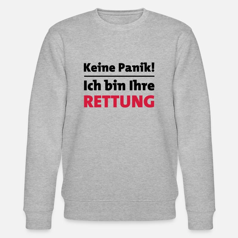 Rettung - Stanley/Stella Unisex Bio-Sweatshirt CHANGER  - Grau meliert