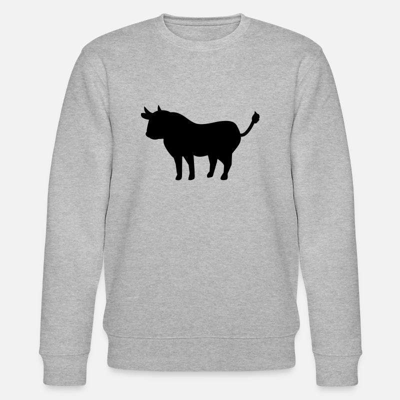 bull - Stanley/Stella CHANGER Unisex Organic Sweatshirt - heather grey