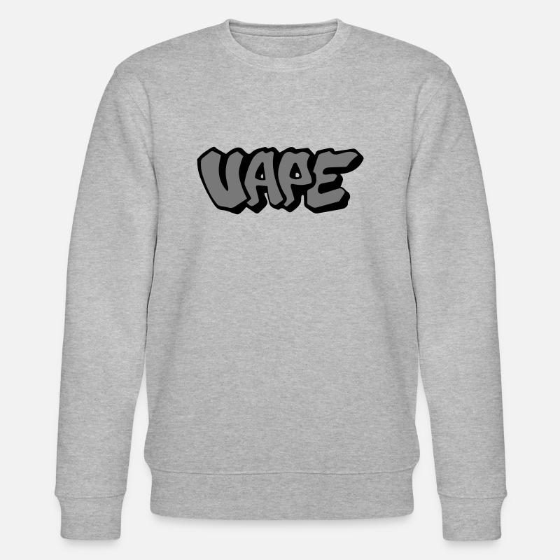 Vape Graffiti - Stanley/Stella Unisex Bio-Sweatshirt CHANGER  - Grau meliert