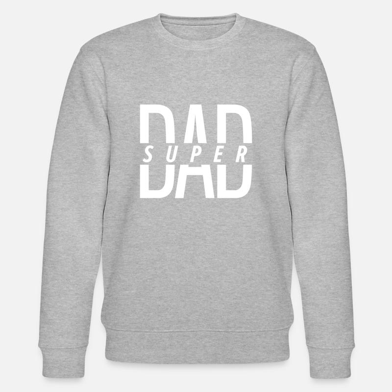 super dad - Sweat bio CHANGER Stanley/Stella Unisexe - gris chiné