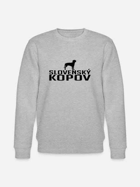 SLOVENSKY KOPOV chien chiens chien de race Wilsigns - Sweat bio CHANGER Stanley/Stella Unisexe - gris chiné