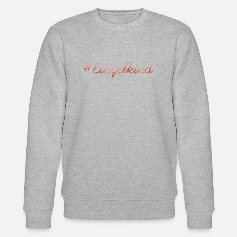 Einzelkind - Stanley/Stella Unisex Bio-Sweatshirt CHANGER  - Grau meliert