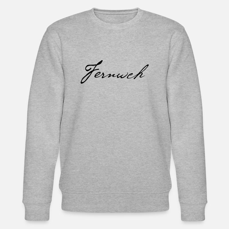 Fernweh - Stanley/Stella Unisex Bio-Sweatshirt CHANGER  - Grau meliert