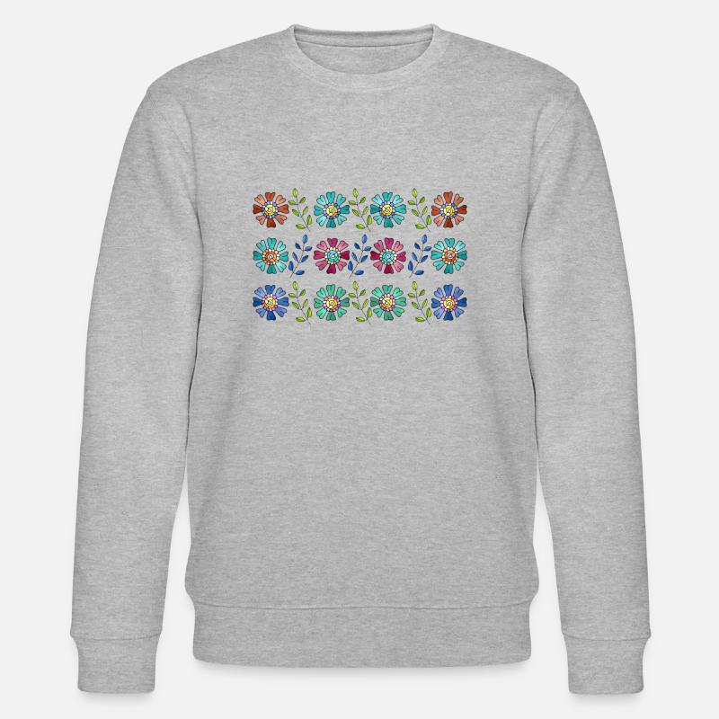 Fleur - Sweat bio CHANGER Stanley/Stella Unisexe - gris chiné