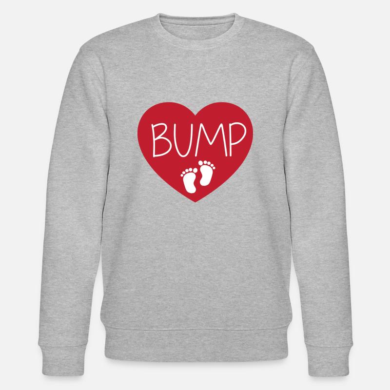 Bump Hearth - Stanley/Stella Unisex Bio-Sweatshirt CHANGER  - Grau meliert