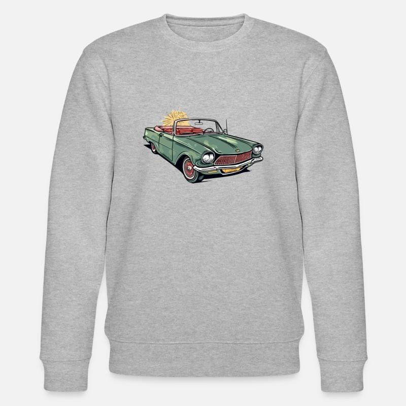 Französisches Cabriolet - Stanley/Stella Unisex Bio-Sweatshirt CHANGER  - Grau meliert