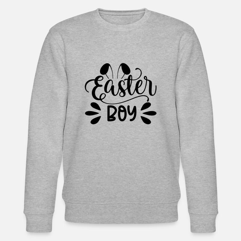 Design Easter Boy - Sweat bio CHANGER Stanley/Stella Unisexe - gris chiné