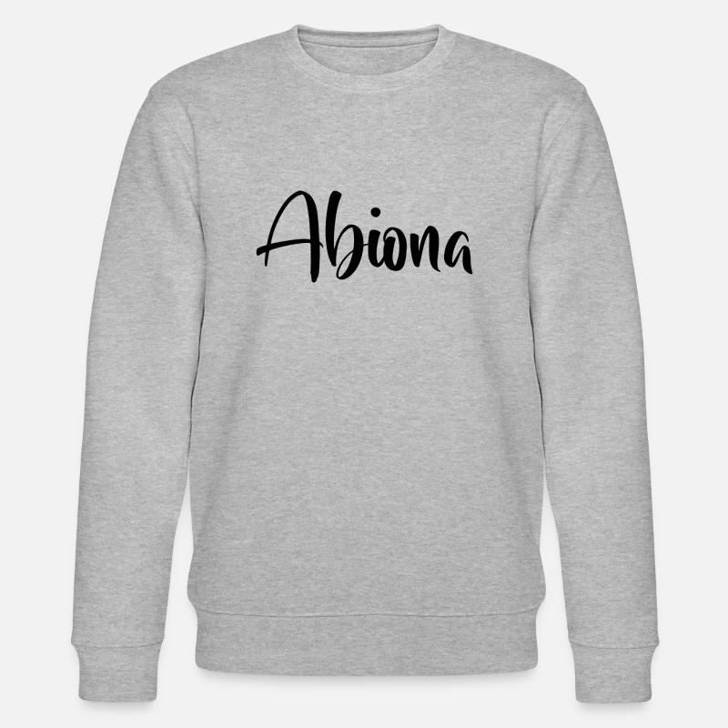 Name - Abiona - Stanley/Stella Unisex Bio-Sweatshirt CHANGER  - Grau meliert