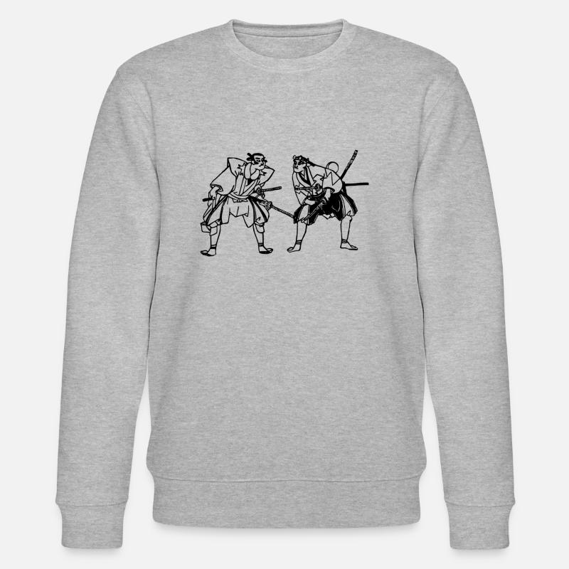 samouraï - Sweat bio CHANGER Stanley/Stella Unisexe - gris chiné