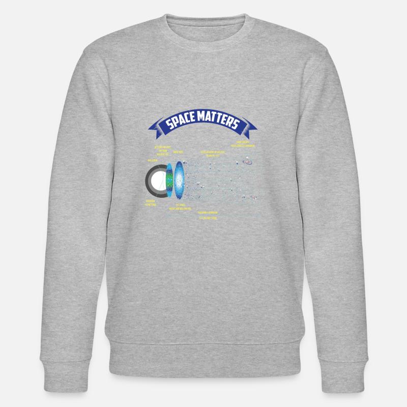 Cadeau Space Matters - Sweat bio CHANGER Stanley/Stella Unisexe - gris chiné