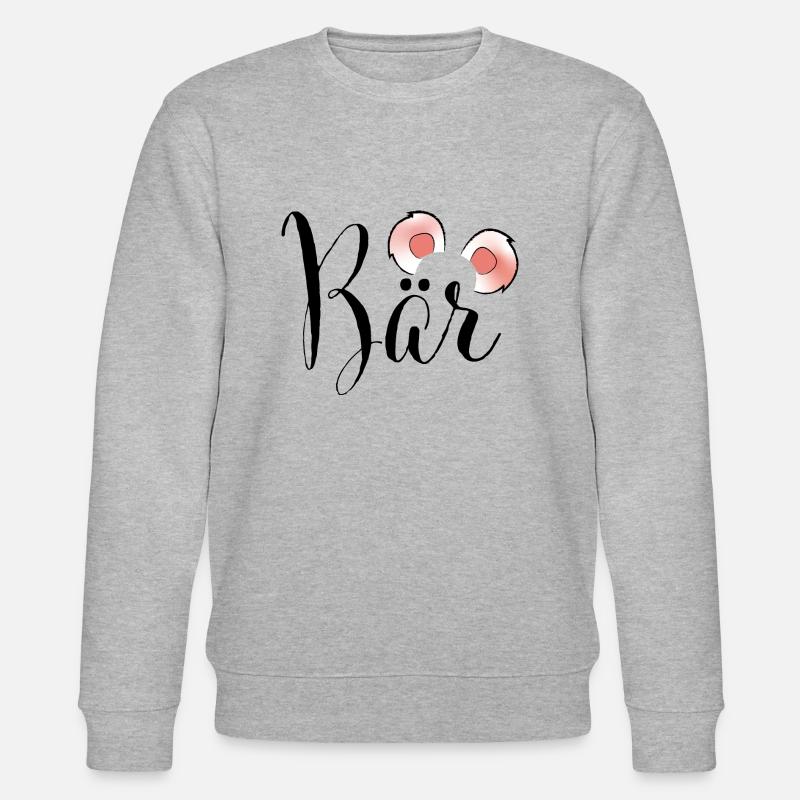 Bär - Stanley/Stella Unisex Bio-Sweatshirt CHANGER  - Grau meliert