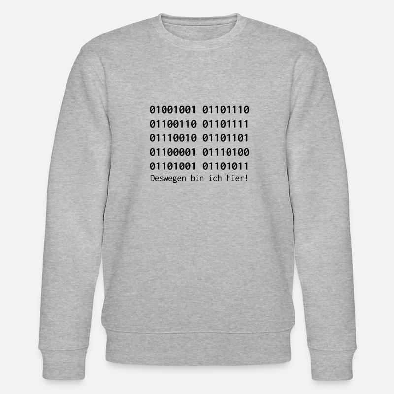 Informatik - Stanley/Stella Unisex Bio-Sweatshirt CHANGER  - Grau meliert