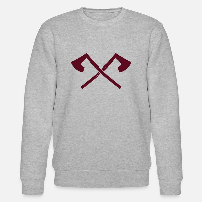 Äxte - Stanley/Stella Unisex Bio-Sweatshirt CHANGER  - Grau meliert