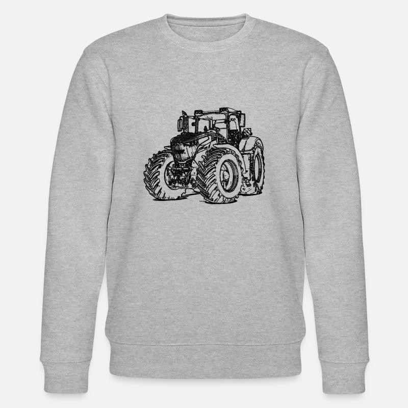 Traktor - Stanley/Stella Unisex Bio-Sweatshirt CHANGER  - Grau meliert