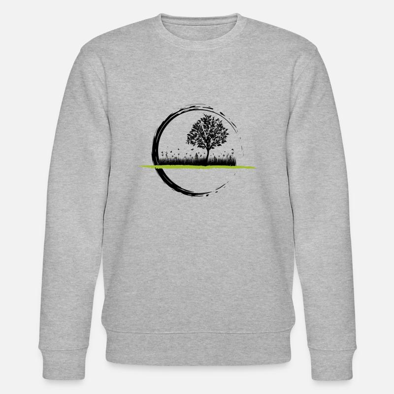 Wiese - Stanley/Stella Unisex Bio-Sweatshirt CHANGER  - Grau meliert