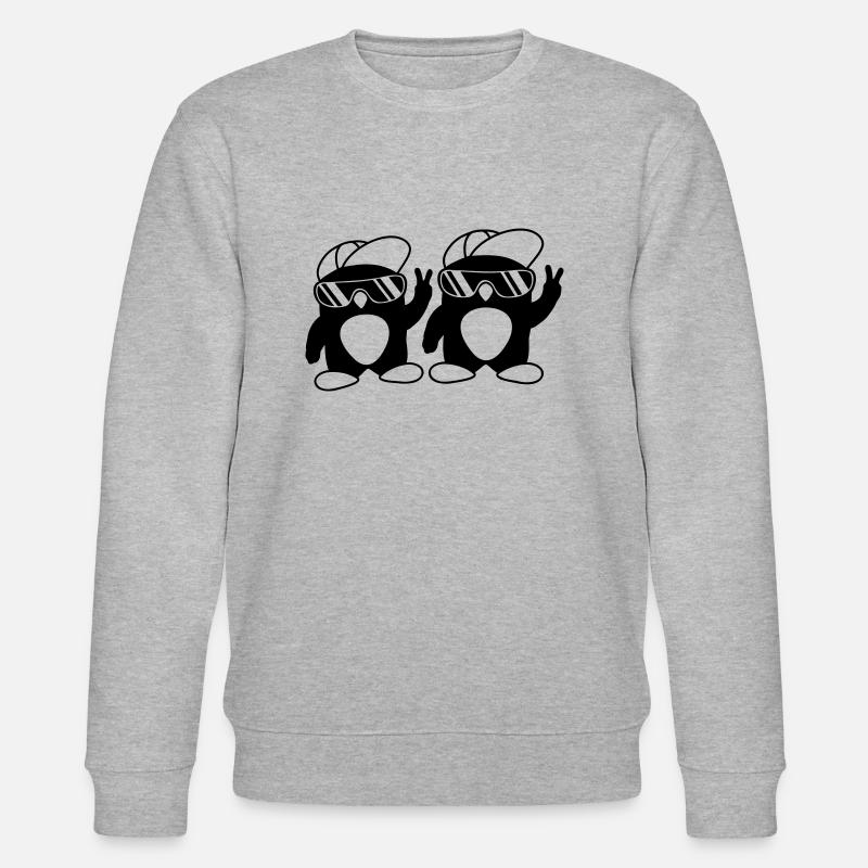 Équipe Penguins Friends Crew - Sweat bio CHANGER Stanley/Stella Unisexe - gris chiné