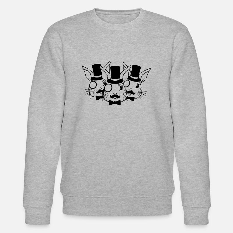 Équipe des amis Sir Hasen - Sweat bio CHANGER Stanley/Stella Unisexe - gris chiné
