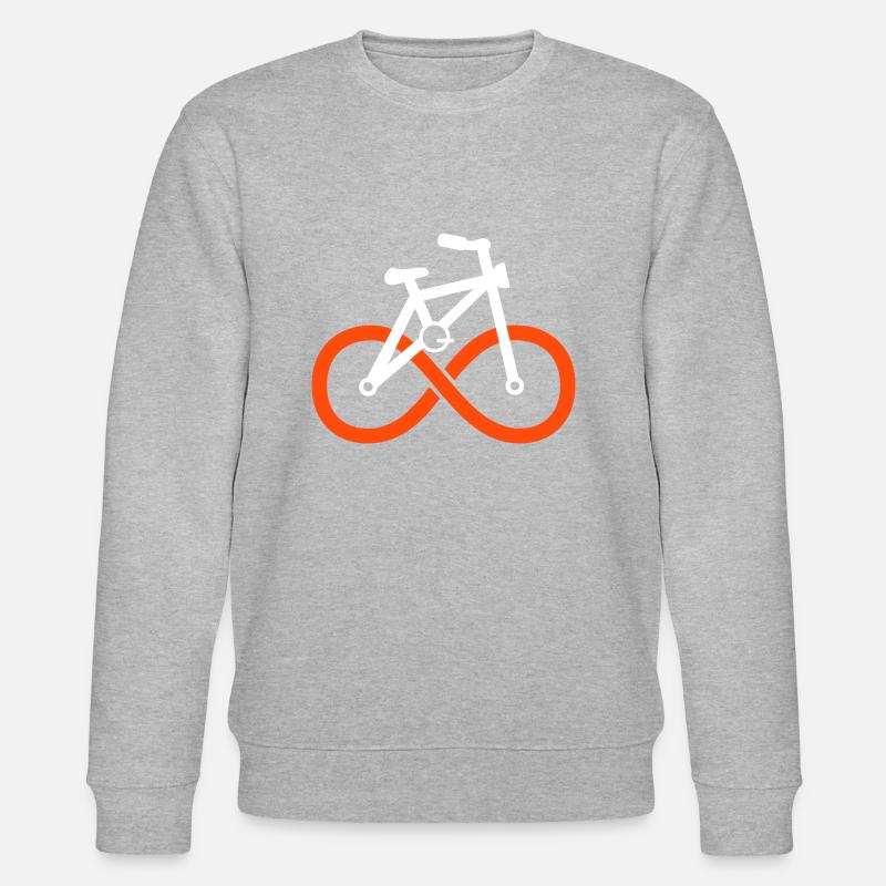 Never Stop Ride - Sweat bio CHANGER Stanley/Stella Unisexe - gris chiné