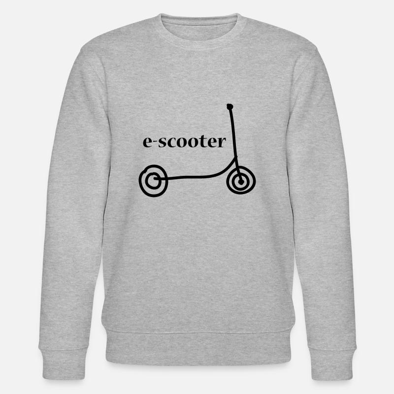 E-Scooter Scooter - Sweat bio CHANGER Stanley/Stella Unisexe - gris chiné