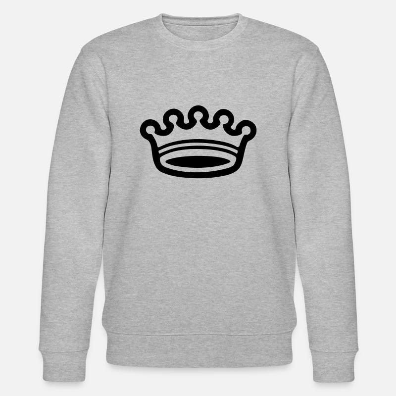 Krone (crown) 03.0 - Stanley/Stella Unisex Bio-Sweatshirt CHANGER  - Grau meliert