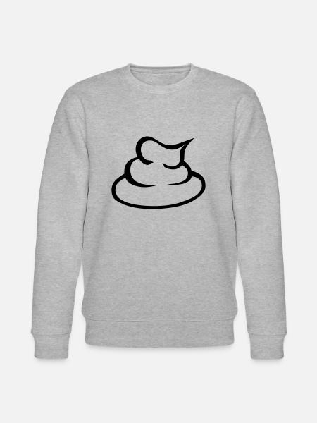 shit trace 15 - Stanley/Stella CHANGER Unisex Organic Sweatshirt - heather grey