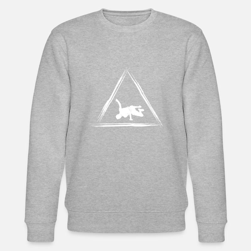 Breakdance - Stanley/Stella Unisex Bio-Sweatshirt CHANGER  - Grau meliert