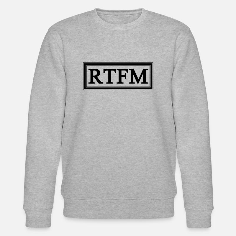 RTFM - Sweat bio CHANGER Stanley/Stella Unisexe - gris chiné