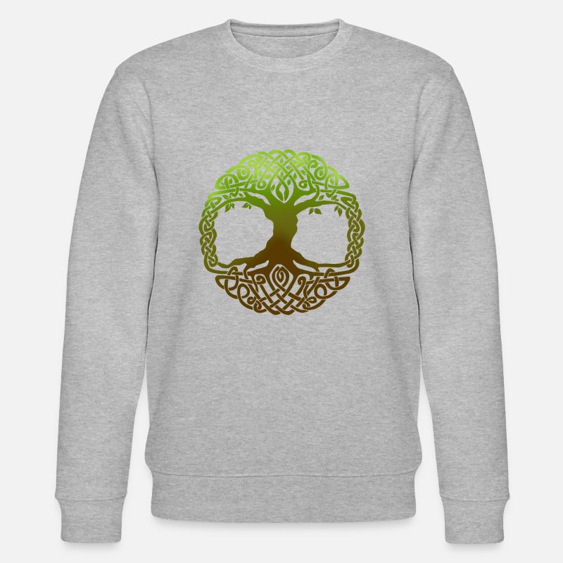 CelticTree - Stanley/Stella Unisex Bio-Sweatshirt CHANGER  - Grau meliert