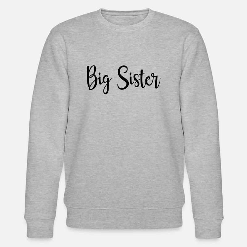 big Sister - Stanley/Stella Unisex Bio-Sweatshirt CHANGER  - Grau meliert