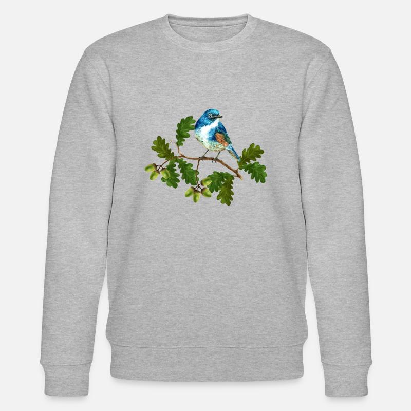 Bunter Vogel - Stanley/Stella Unisex Bio-Sweatshirt CHANGER  - Grau meliert