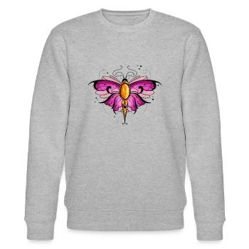 Motte - Stanley/Stella Unisex Bio-Sweatshirt CHANGER  - Grau meliert - Vorne - Nik (191cm) & Marisol (170cm)