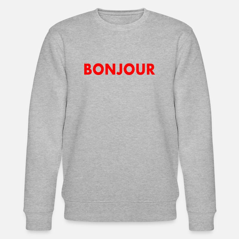 Bonjour - Stanley/Stella Unisex Bio-Sweatshirt CHANGER  - Grau meliert