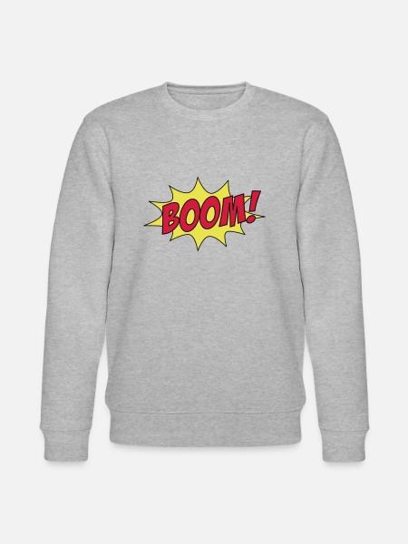 BOOM! - Stanley/Stella CHANGER Unisex Organic Sweatshirt - heather grey