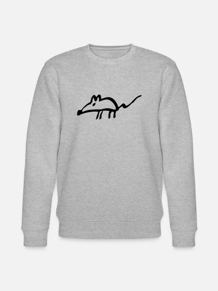 Maus - Stanley/Stella Unisex Bio-Sweatshirt CHANGER - Grau meliert